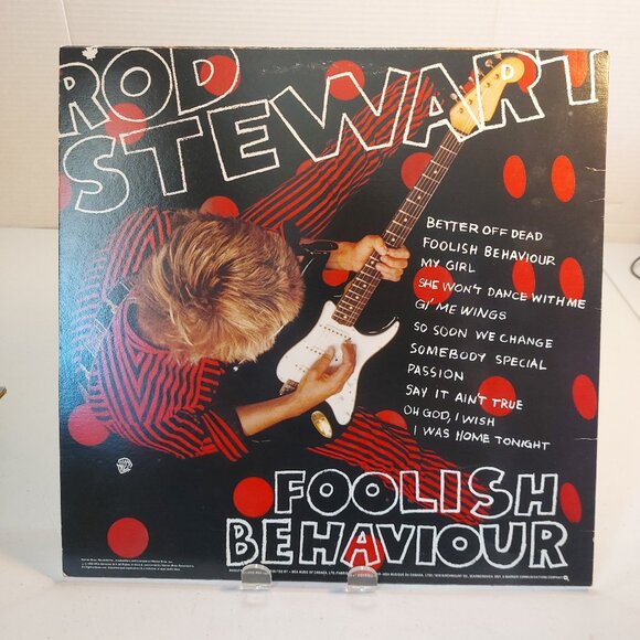 Rod Stewart ~ Foolish Behaviour (Vinyl LP, 1980) - Picture 4 of 4